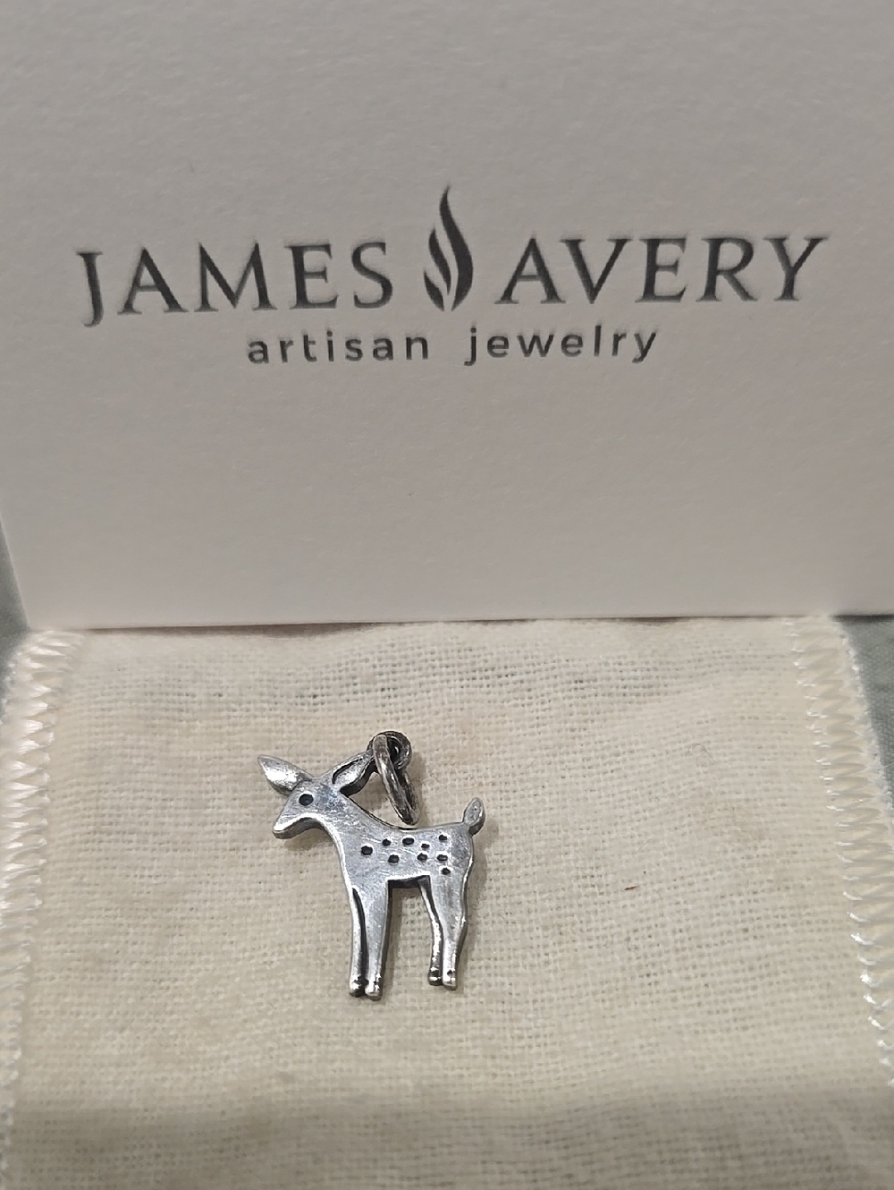 James Avery Silver Fawn Charm